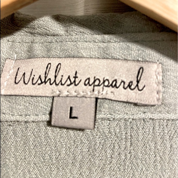 New, sage green top - Picture 6 of 6